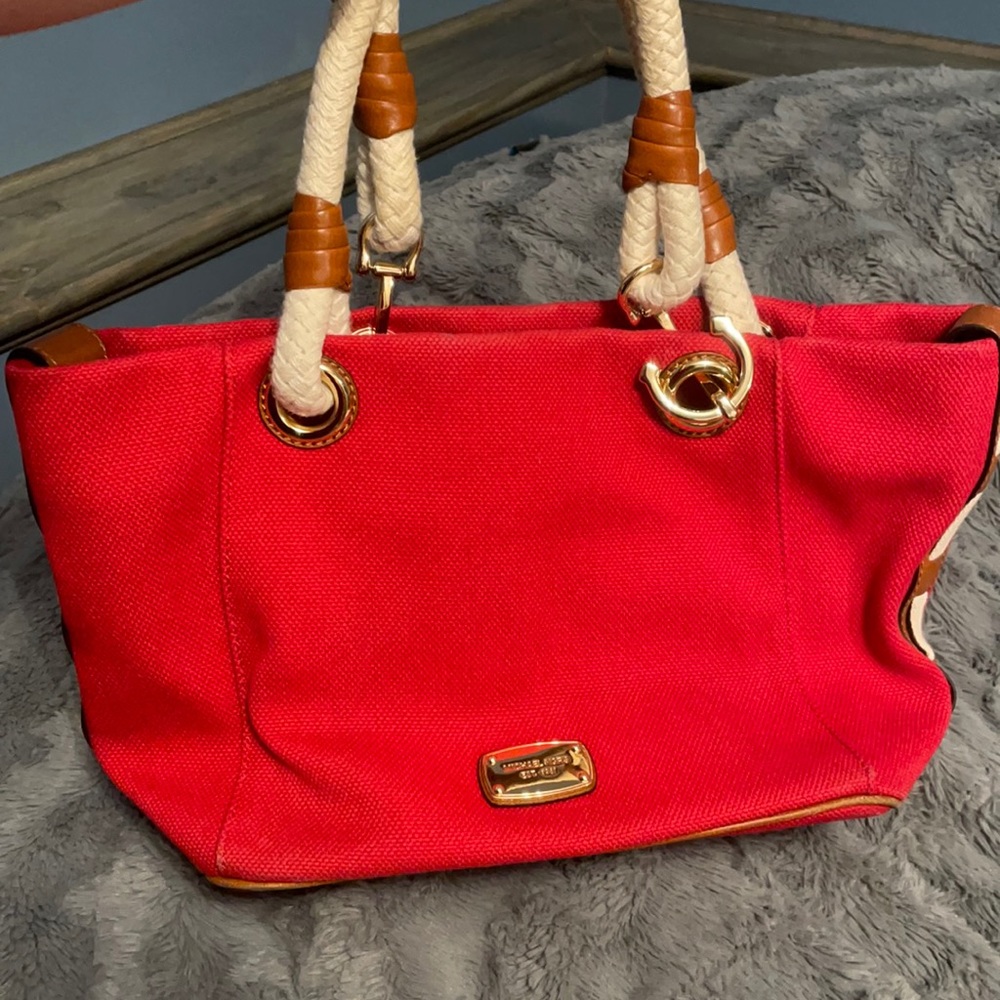 Michael Kors canvas tote